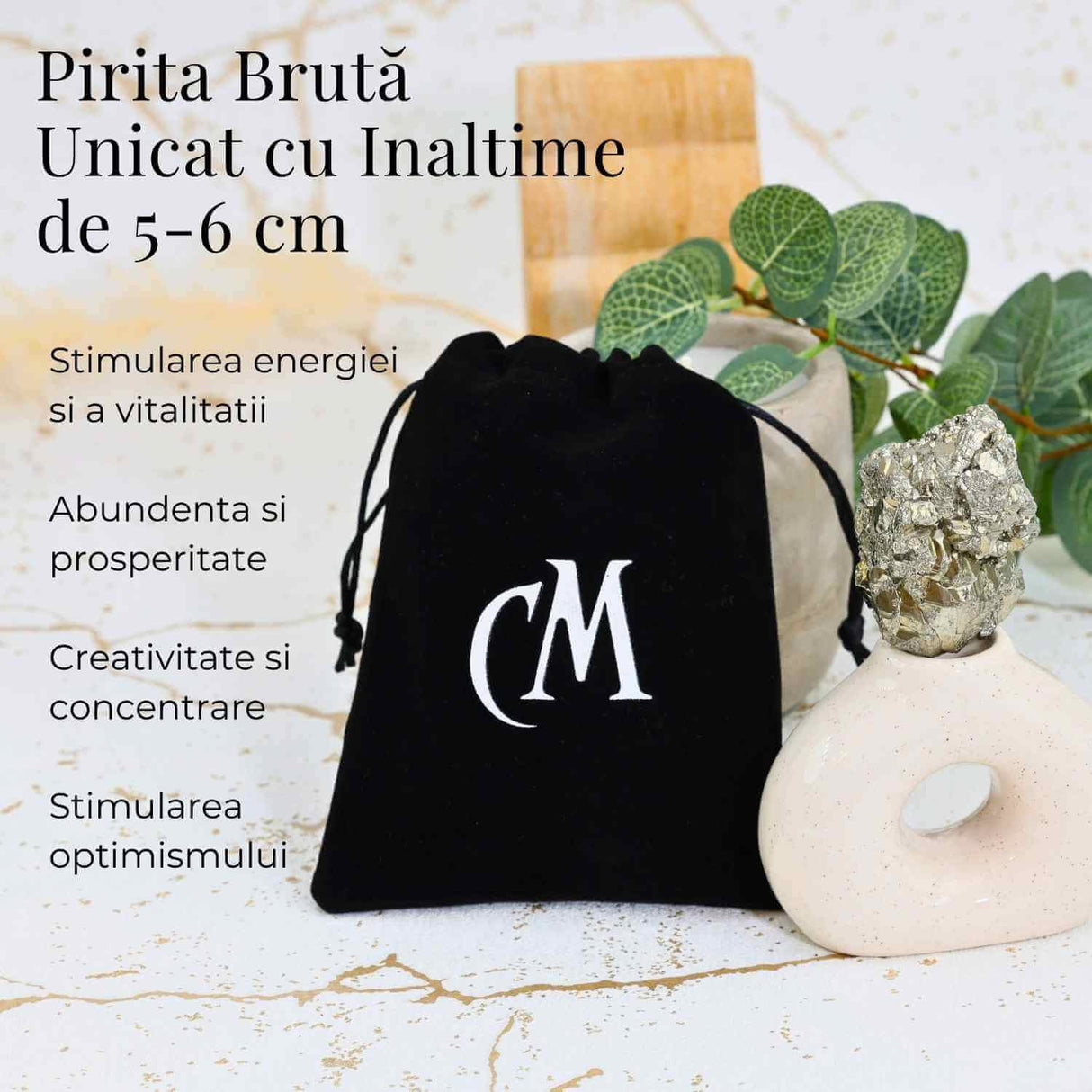 Pirita Bruta Premium - Amplifica Energia si Protectia