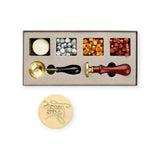 Stampila Ceara Set Cadou – Thank You – Sigiliu Vintage cu Cap Interschimbabil