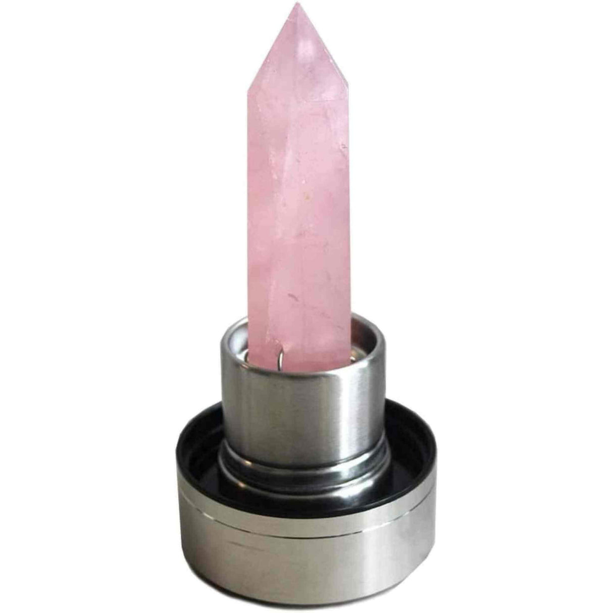 Sticla de apa cu varf de cristal Ametist - Perfect pentru meditatie - Cadouri speciale pentru femei barbati prieteni