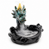 Suport Ceramic Dragon pentru Conuri Parfumate – Protectie Spirituala si Atmosfera Zen