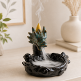 Suport Ceramic Dragon pentru Conuri Parfumate – Protectie Spirituala si Atmosfera Zen