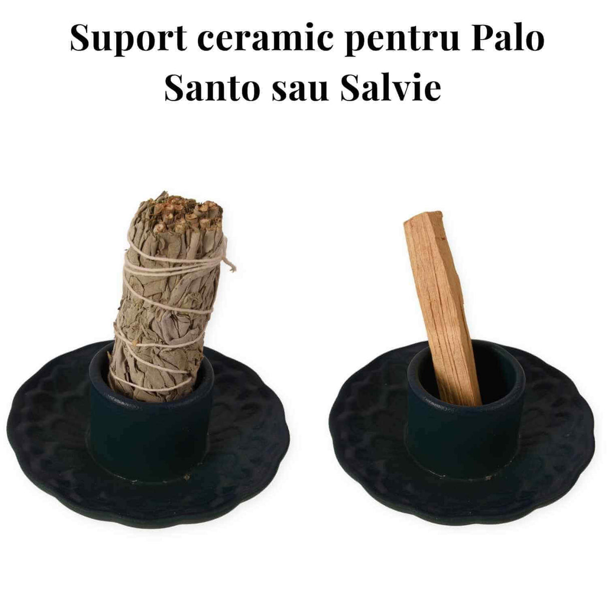 Suport Ceramica pentru Ritualuri de Purificare si Aromaterapie - Model Stabil si Termorezistent
