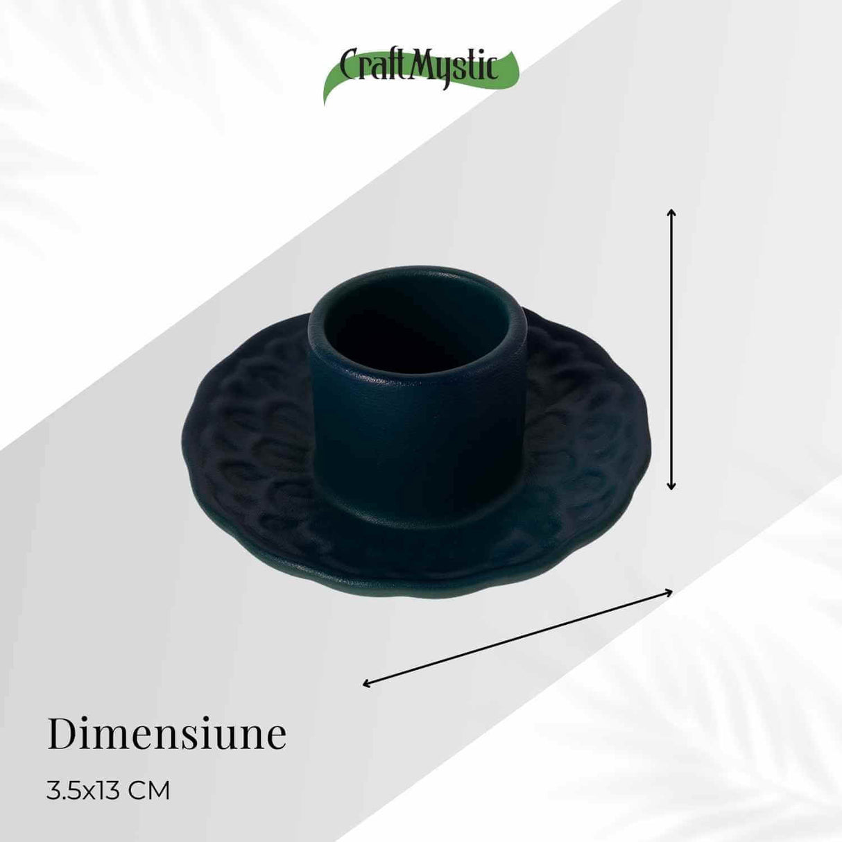 Suport Ceramica pentru Ritualuri de Purificare si Aromaterapie - Model Stabil si Termorezistent