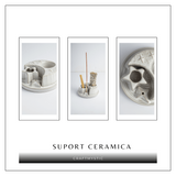 Suport ceramic 3 in 1 Semiluna Stea - Palo Santo, Salvie si Betisoare