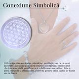 Placa din Selenit Natural pentru Curatare si Incarcare Cristale - Energie Pura