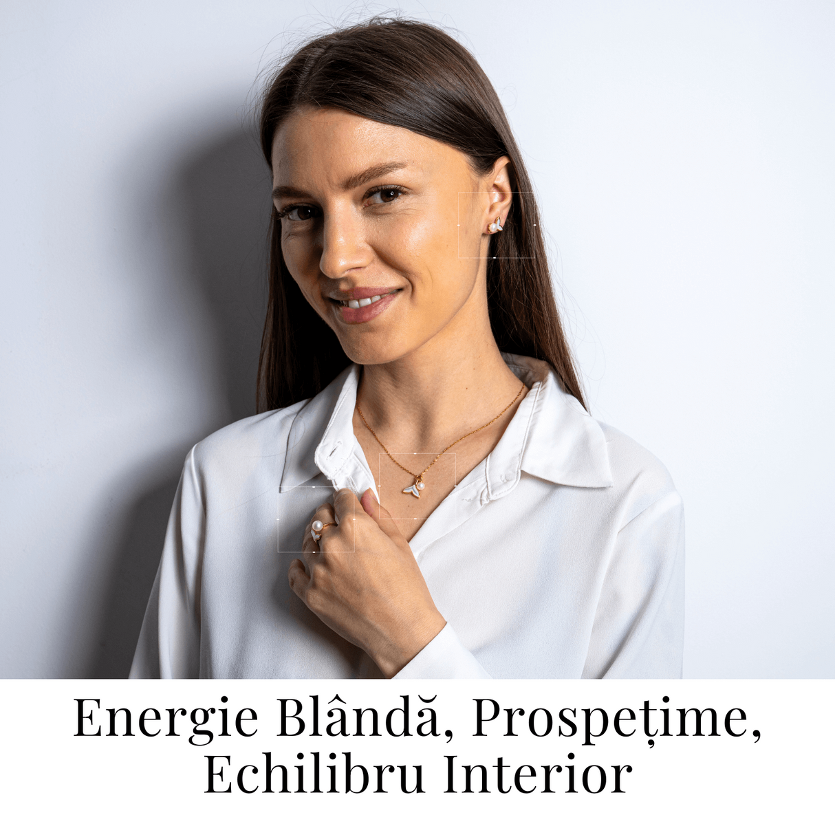 Bijuterii in armonie - Set cu Inel, colier si cercei cu vibe cald si marin