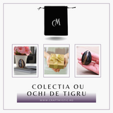 Ou Handmade de 50mm din Piatra Naturala de Ochi de Tigru