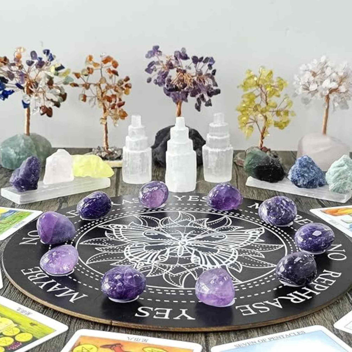 Piatra naturala de Ametist polisata (rulata) 4-5 cm Ideala pentru Reiki si Vindecare Energetica