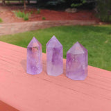 Turn de cristal semipretios vindecator hexagonal Ametist - Obelisc cu inaltimea intre 6-7 cm