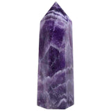 Turn de cristal semipretios vindecator hexagonal Ametist - Obelisc cu inaltimea intre 8-9 cm