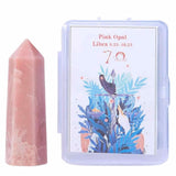 Varf de Cristal 6 cm pentru cele 12 zodii - Pietre semipretioase specifice zodiei Berbec- Un cadou deosebit