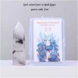 Varf de Cristal 6 cm pentru cele 12 zodii - Pietre semipretioase specifice zodiei Berbec- Un cadou deosebit