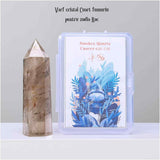 Varf de Cristal 6 cm pentru cele 12 zodii - Pietre semipretioase specifice zodiei Berbec- Un cadou deosebit