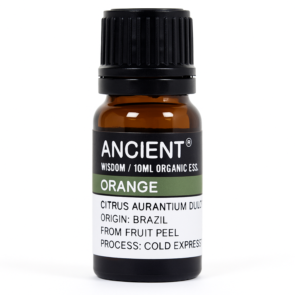 Ulei esential organic Orange 10 ml (Citrus aurantium dulcis) - citric, revigorant, pentru difuzor & masaj diluat