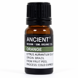 Ulei esential organic Orange 10 ml (Citrus aurantium dulcis) - citric, revigorant, pentru difuzor & masaj diluat