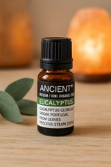 Ulei esential organic Eucalyptus 10 ml (Eucalyptus globulus) - revigorant pentru difuzor, baie si masaj (diluat)