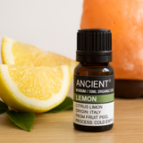 Ulei esential organic Lemon 10 ml (Citrus limon) – proaspat, purificator, pentru difuzor & curatenie naturala