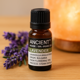 Ulei esential organic Lavanda 10 ml (Lavandula angustifolia) - relaxant pentru difuzor, baie si ingrijirea pielii (diluat)
