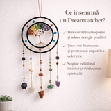 Dreamcatcher cu cele 7 chakre - un simbol al armoniei interioare si al protectiei spatiului personal