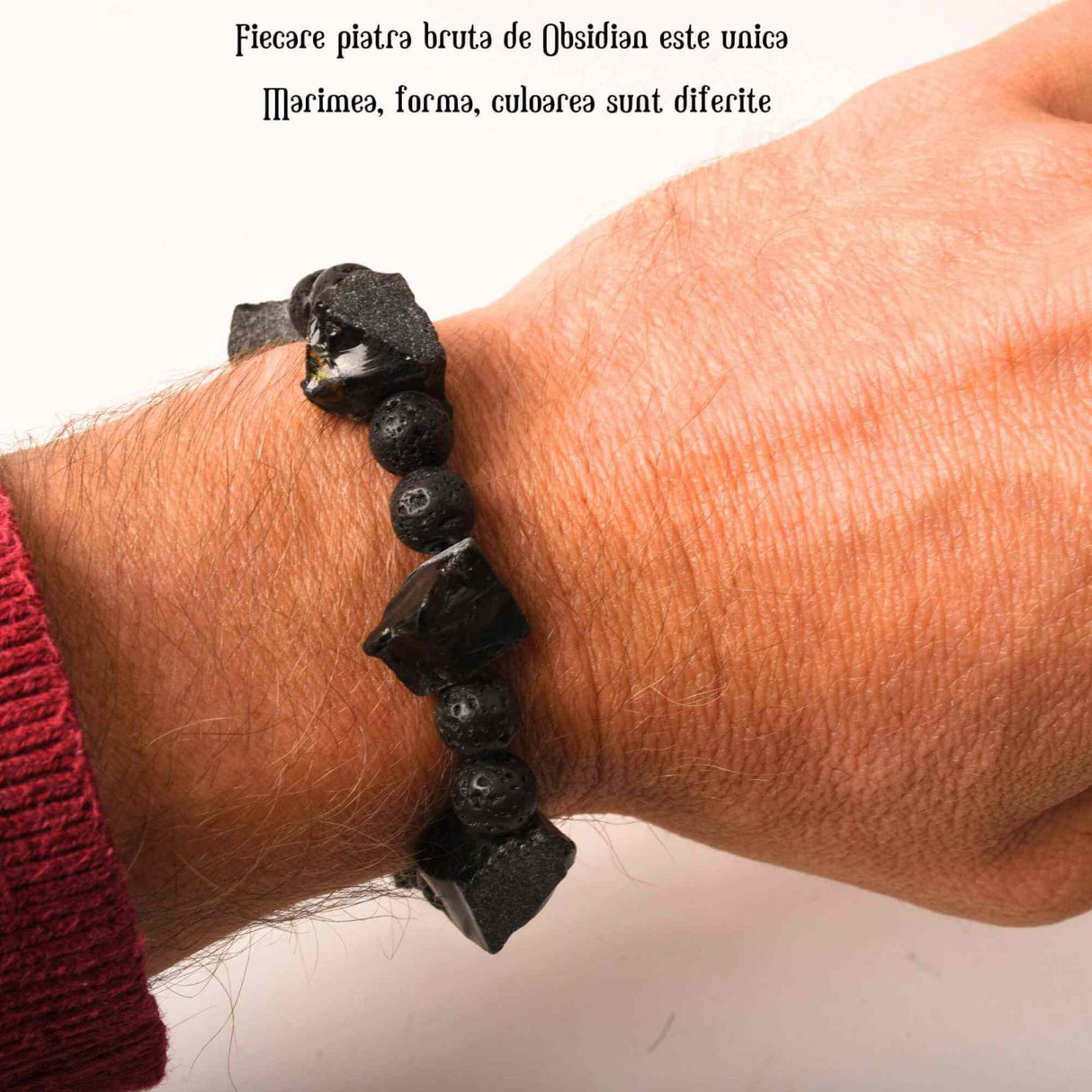 Natural Black tourmaline bracelet 8MM