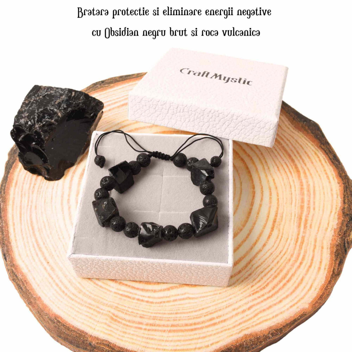 Natural Black tourmaline bracelet 8MM