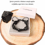 Natural Black tourmaline bracelet 8MM