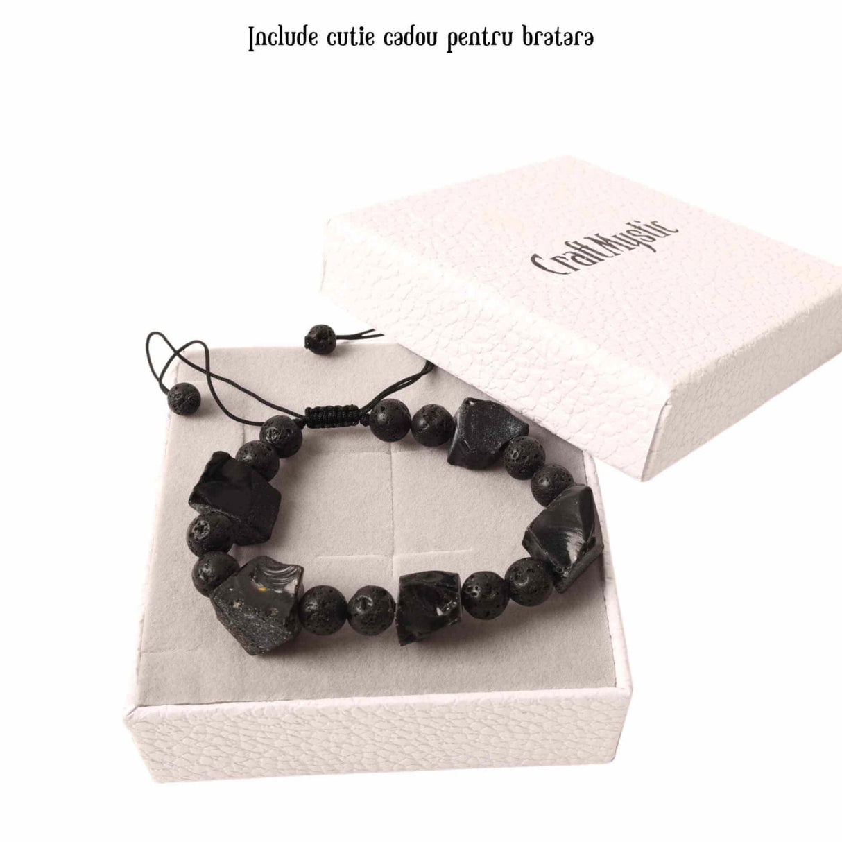 Natural Black tourmaline bracelet 8MM